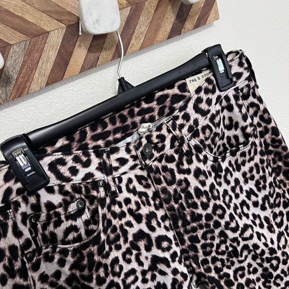 Rag and Bone snow leopard boyfriend jeans size 26 - Picture 10 of 10
